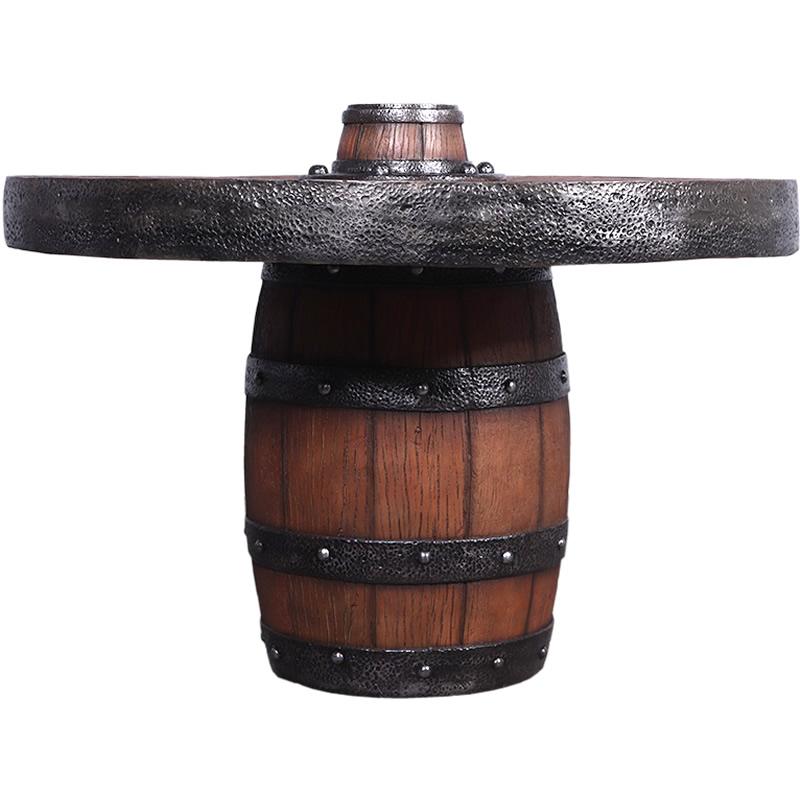オブジェ 樽型のテーブル Barrel Tableの画像