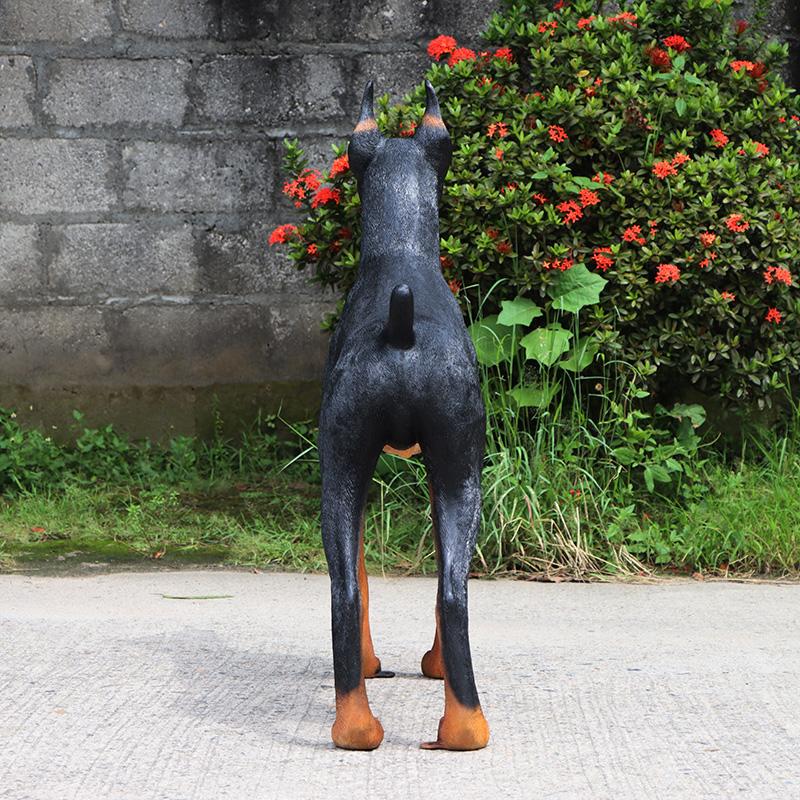 ドーベルマン 置物 インテリア オブジェ 陶器 犬 doberman 動物 オブジェ ドーベルマン インテリア イベント ディスプレイ