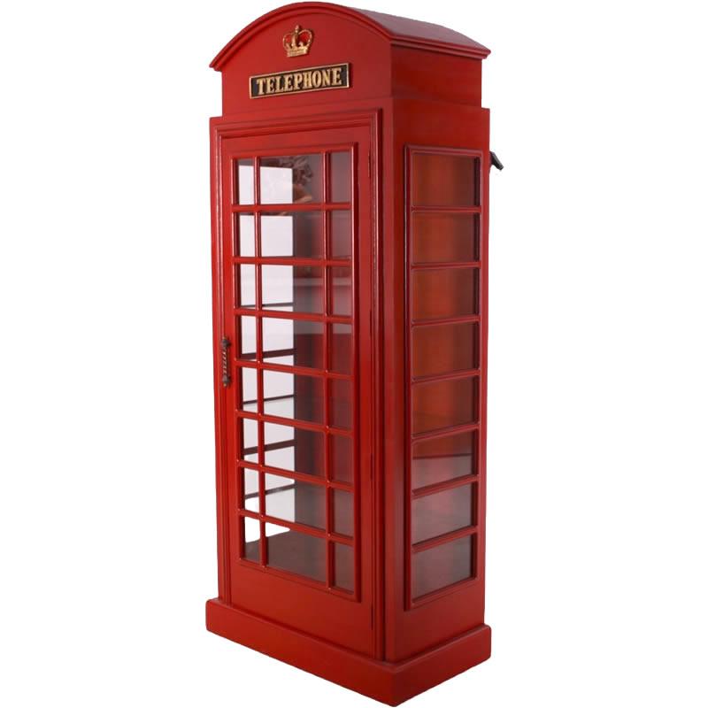 オブジェ 電話ボックスキャビネット インテリア イベント ディスプレイ TELEPHONE BOOTH CABINETの画像