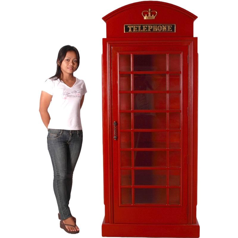 オブジェ 電話ボックスキャビネット インテリア イベント ディスプレイ TELEPHONE BOOTH CABINETの画像