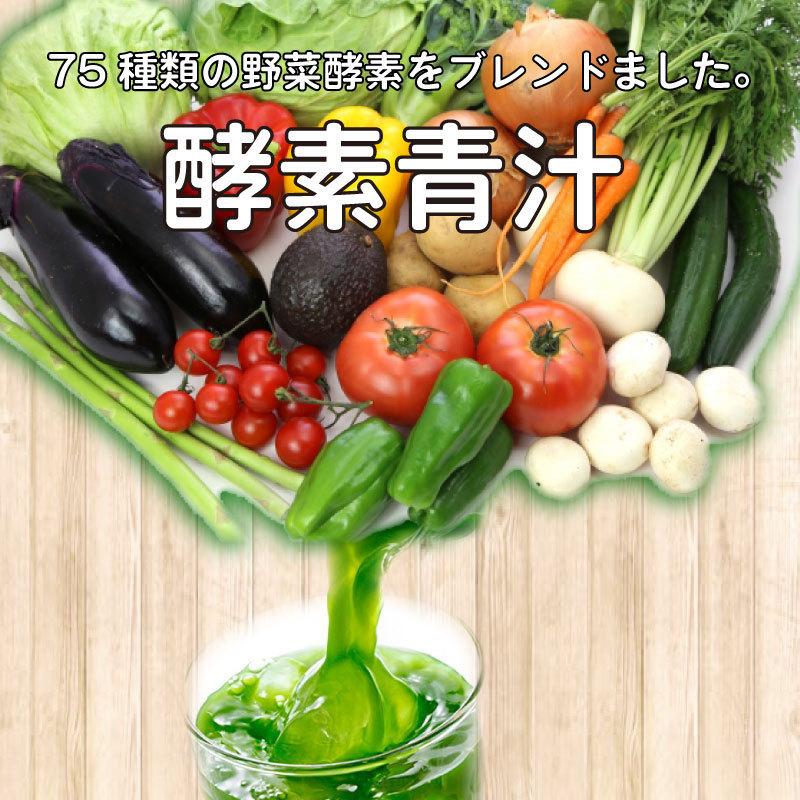 酵素青汁 40袋 箱なし 75種類の野菜酵素｜kinchan｜02