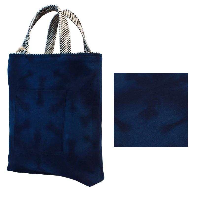 トートバッグ Lサイズ 布 刺子織 藍染 秩父紺七 和柄 日本製