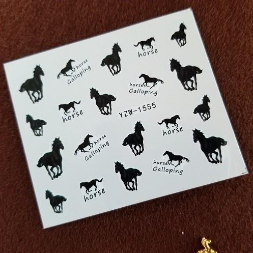 馬 ネイルパーツセット 乗馬 ネイルシール ネイルチップ : KIND ALL