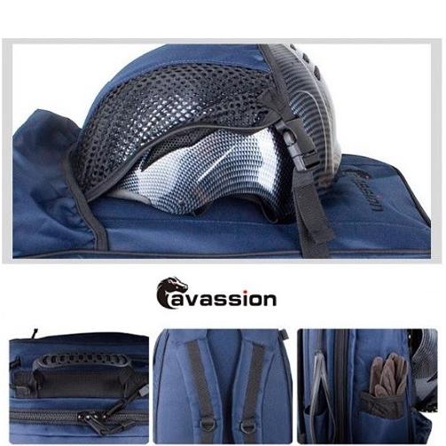 CAVASSION ヘルメット収納可 乗馬用品収納バッグ ブーツバッグ 乗馬