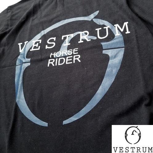 処分 VESTRUM ノックスビル ロゴ Tシャツ レディース 乗馬 馬術