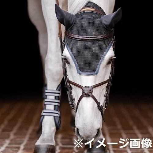 エアメッシュ イヤーネット エナメルトリム 乗馬 馬術 : KIND