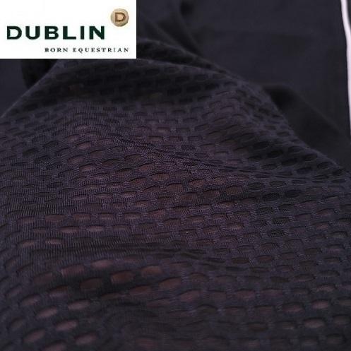 DUBLIN　ダブリン　ブルー　L　半袖ライディングシャツ　乗馬　馬術 DUBLIN ダブリン レディース 半袖ライディングシャツ 乗馬 馬術