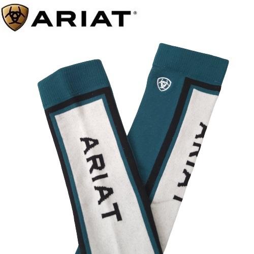 Ariat アリアト　ユーラシアティール/シーソルト　TEKスリムラインパフォーマンスソックス　ライディングソックス　乗馬　馬術　乗馬靴下｜kind-all｜05