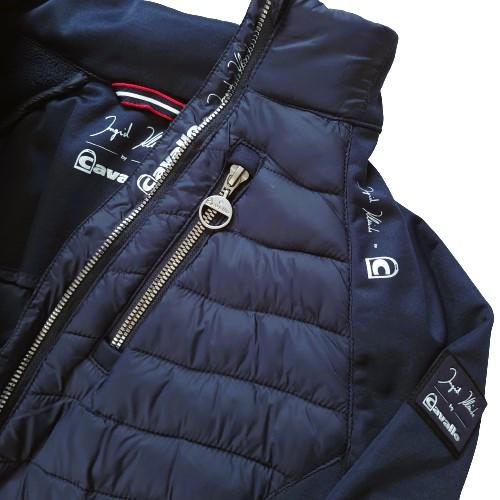 cavallo カバロ ネイビー S レディース テクニカルジャケット cavallo カバロ ネイビー S レディース テクニカルジャケット