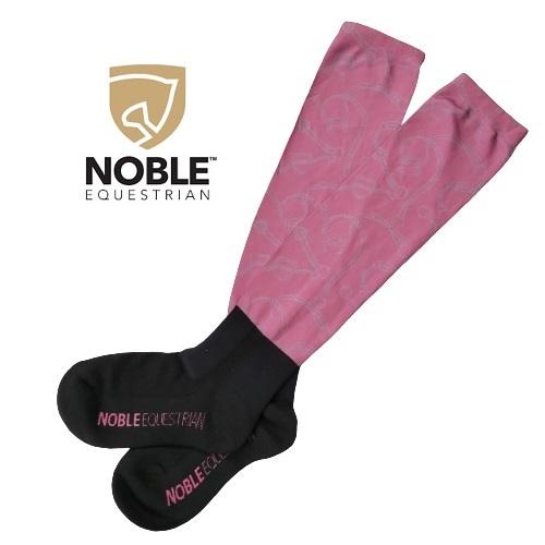 Noble E　ノーブル　ピンク　ライディングソックス　乗馬靴下　馬術｜kind-all｜02