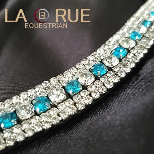 送料無料 LA・RUE スワロフスキークリスタル 5ライン カーブ額革 送料無料 LA・RUE スワロフスキークリスタル 5ライン カーブ額革