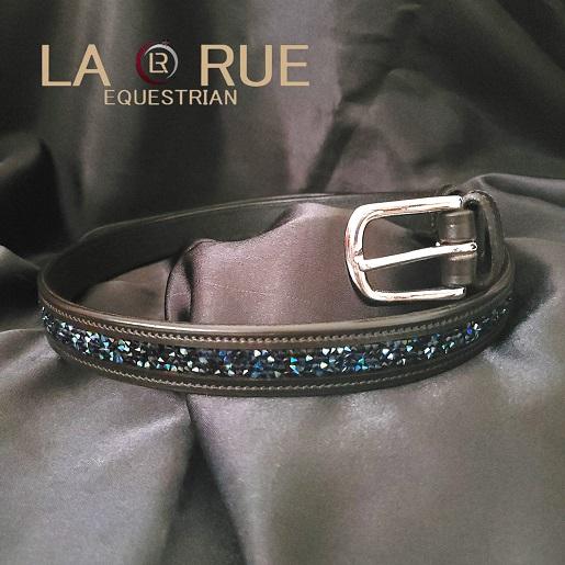 LA・RUE　ロックストーン　ブラウン80　本革 レザーベルト 乗馬用品　馬術 送料無料 LA・RUE ロックストーン 本革 レザーベルト 乗馬 馬術