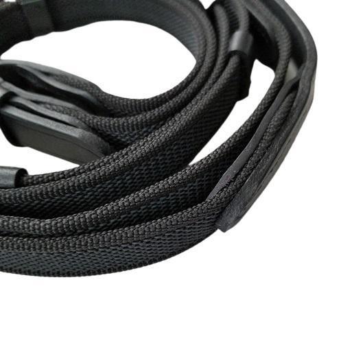 LA・RUE　ノンスリップ手綱　ブラック　ゴム編み込み　乗馬　馬術　乗馬用品 LA・RUE ノンスリップ手綱 ゴム編み込み 手綱 乗馬 馬術 乗馬