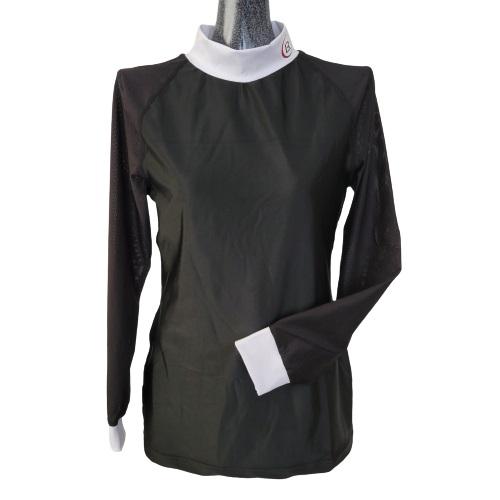 LA RUE 長袖テクニカルショーシャツ XS 乗馬ウェア 乗馬用品 馬術
