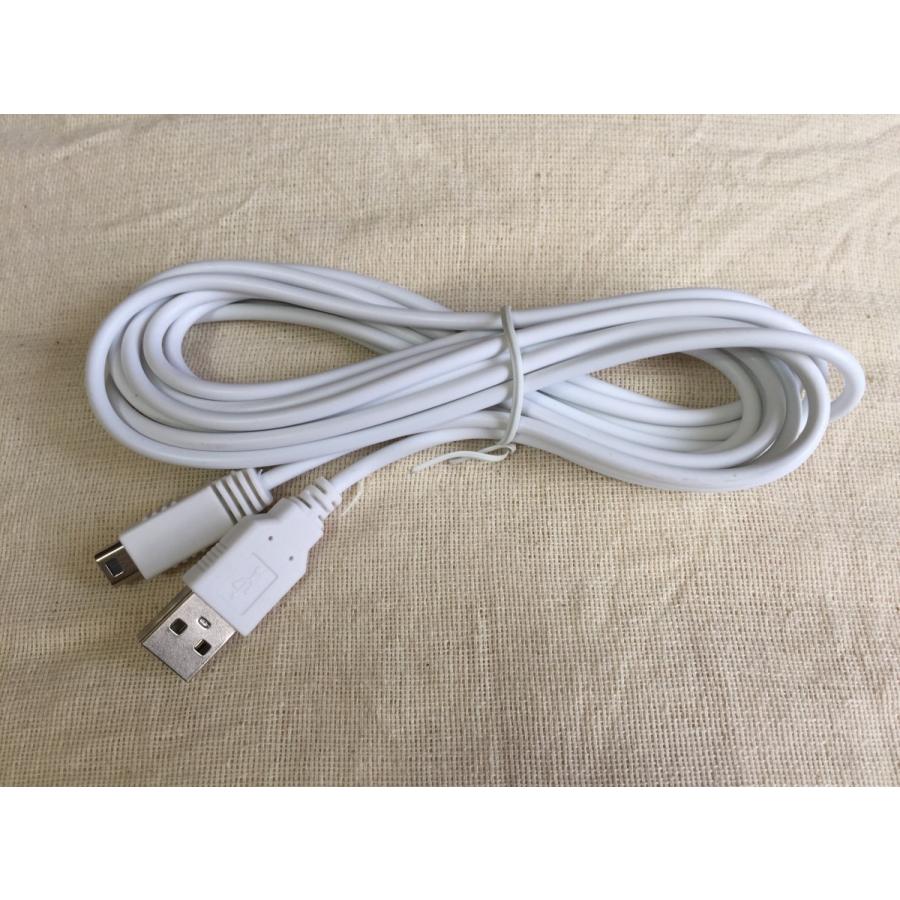 全品送料無料】 WiiUゲームパッド用充電ケーブル 白 3m Wii U 充電ケーブル ゲームパッド 急速充電 充電器 3.0m