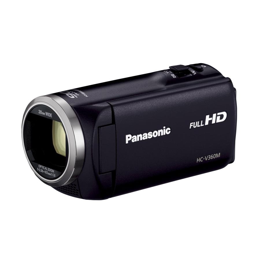 パナソニック HDビデオカメラ V360M 16GB 高倍率90倍ズーム ブラック HC-V360M-K  :20220124123109-00072:KIND RETAIL - 通販 - Yahoo!ショッピング