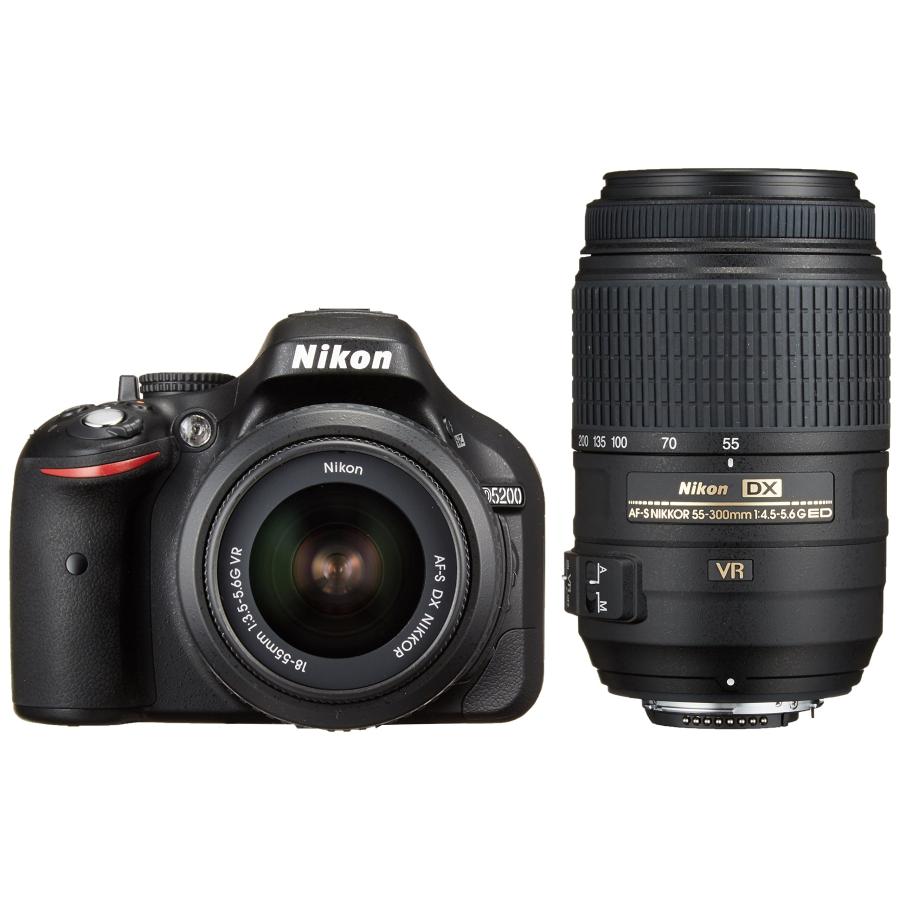高品質の人気 KIND RETAILNikon デジタル一眼レフカメラ D5200 ダブル