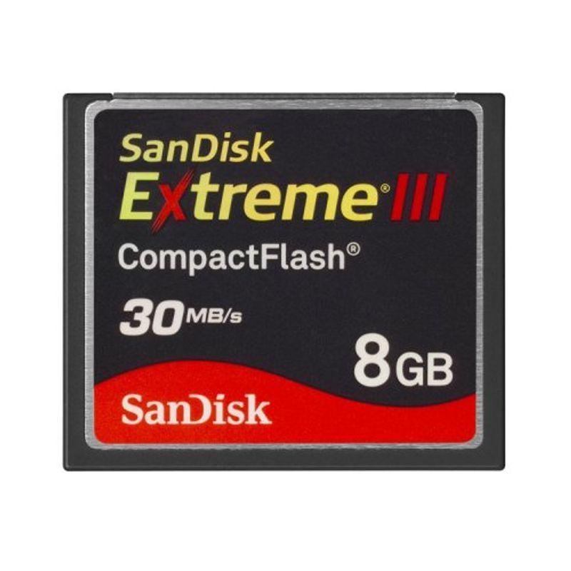 SanDisk Extreme III コンパクトフラッシュ 8GB 30MB/秒 SDCFX3-008G-J31A  :20220222180832-00187:KIND RETAIL - 通販 - Yahoo!ショッピング