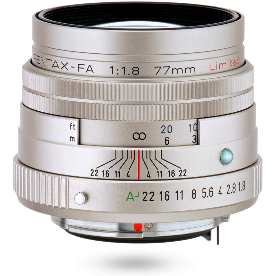 smc 中望遠単焦点レンズ PENTAX FA 77mmF1 8 交換レンズ Limited シルバー リミテッドレンズ