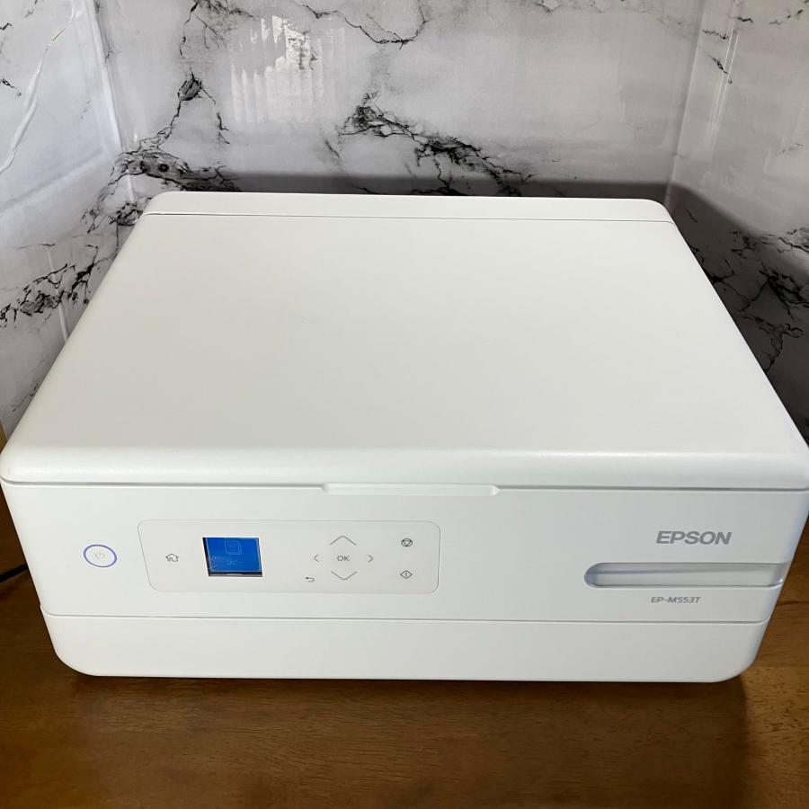 エプソン　EP-M553T　A4カラーインクジェット複合機　エコタンク搭載モデル　無線LAN　4色　Direct　Wi-Fi　1.44型液晶