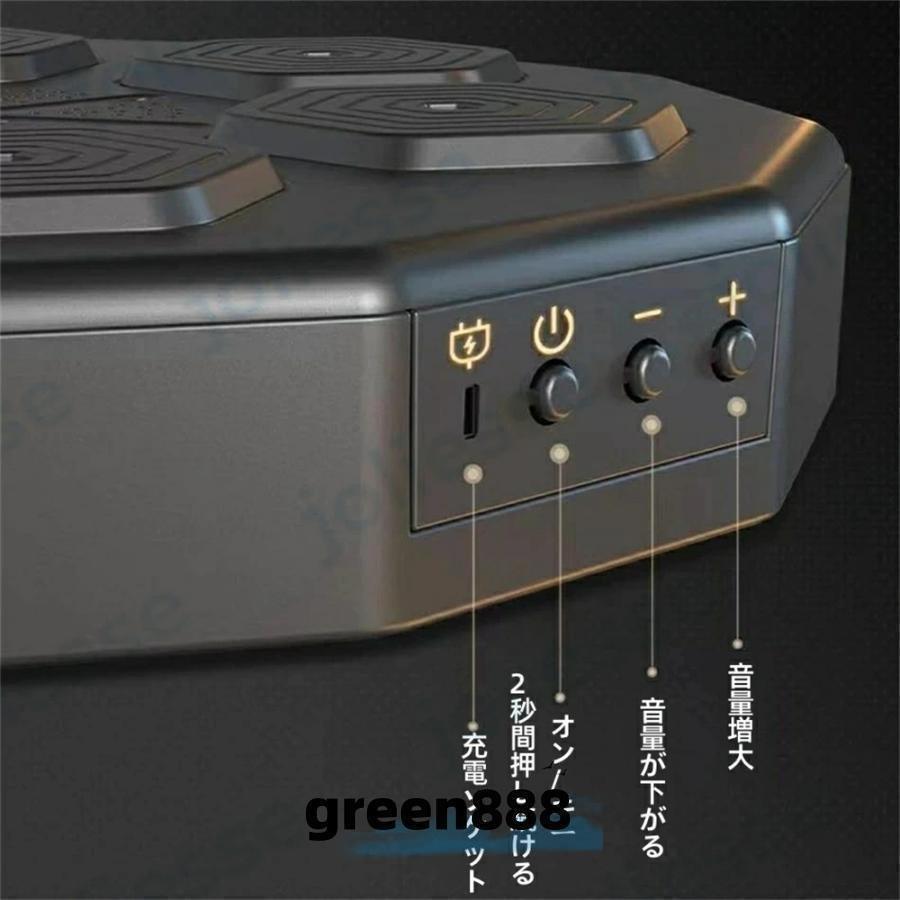 音楽電子ボクシングウォールターゲットマシン ボクシング反応ターゲット RGBライトウォールマウント家庭用パンチングパッド ボクシンググローブ付き 子供 大人_11