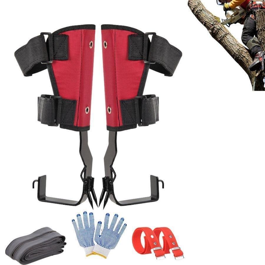 木登りスパイク木登りスパイクセット狩猟果物狩り観察のための調整可能な登りスパイクゾンチー家庭用使いやすい省スペースお手入れ簡単新生活プレゼント_6