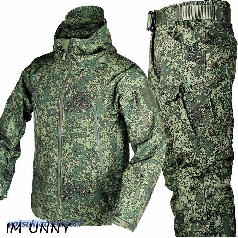 フィッシングスーツ 上下セット フィッシングウェア 防寒服アウター 男性用 メンズ用 防水 防風 耐寒 耐摩 防寒着 防寒ウェア_9