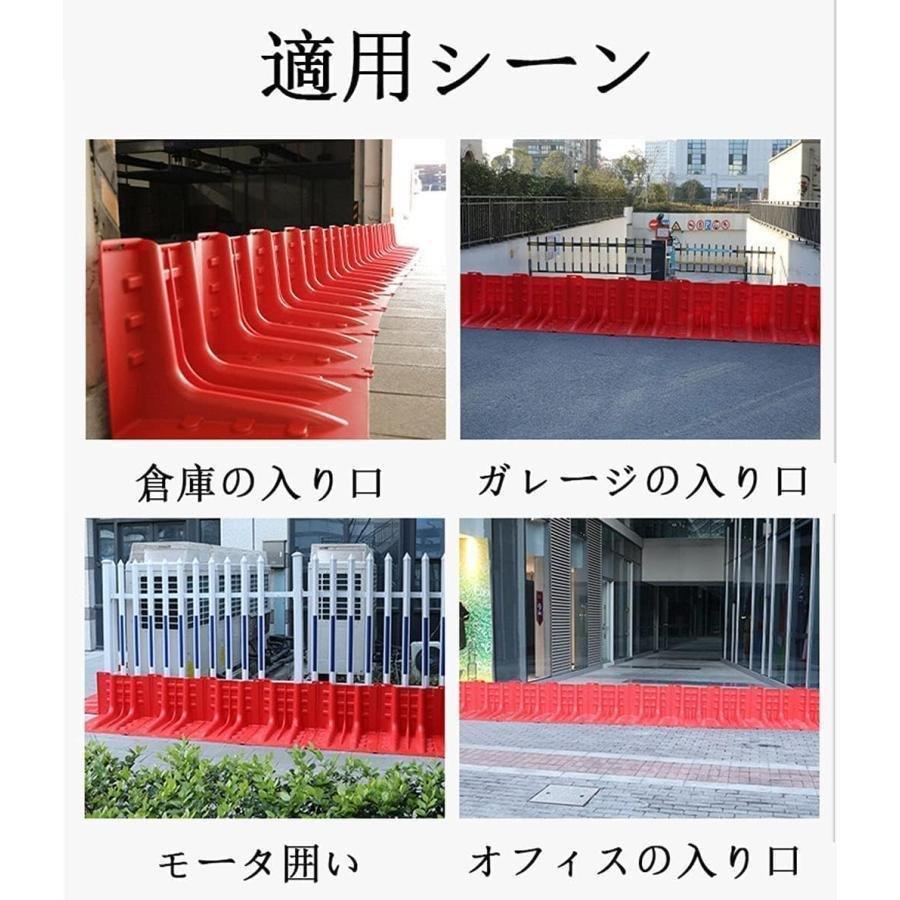 水害対策 樹脂製止水板 ABS複合材料 幅70.5×高さ52.8×奥行68cm 小型軽量タイプ 防水パネル アジア地域向けタイプ 錦浸水 洪水 大水 台風 豪雨 水害対策_5