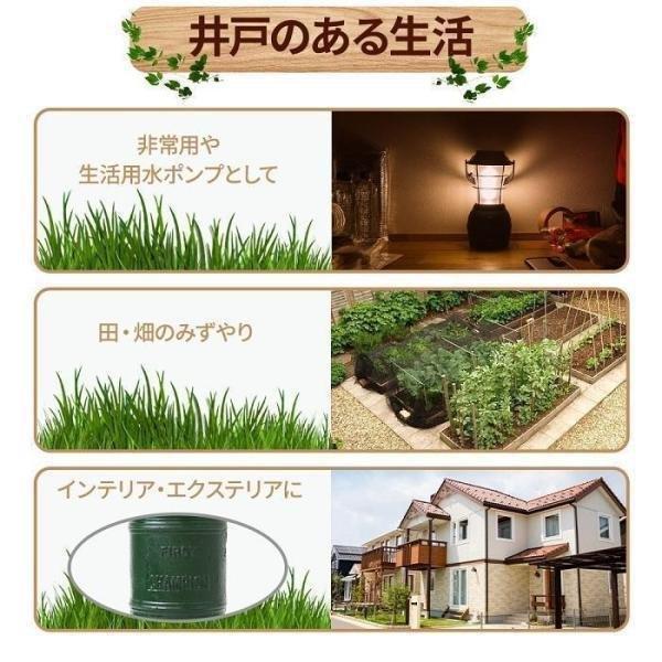 井戸用ポンプ 手動 手押し 打ち込み式 井戸ポンプ おしゃれ 井戸水ポンプ 手動式 手押しポンプ 井戸 株式会社錦 非常用 浅井戸 打込 給水ポンプ_3