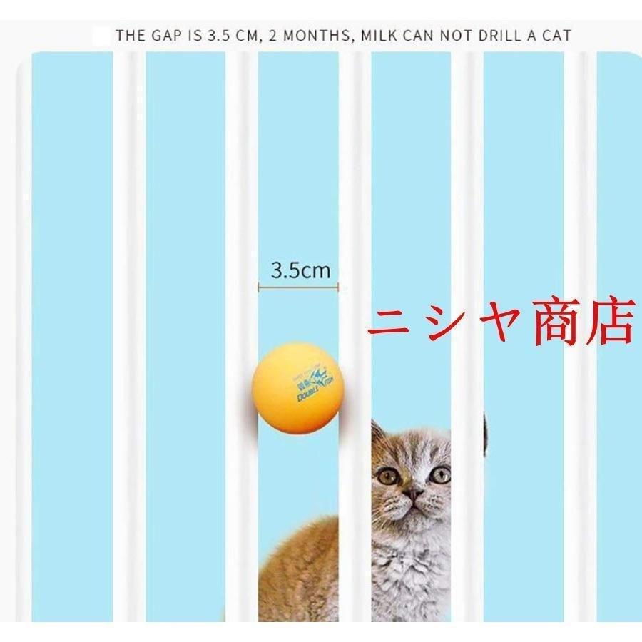赤ちゃん ゲート 幅調節可能な74-146cmの犬用の非常に広いペットゲート 猫ゾンチー非常に高い屋内ペット犬ガードレール 持ち運び 便利 軽量 お出かけ 旅行_3