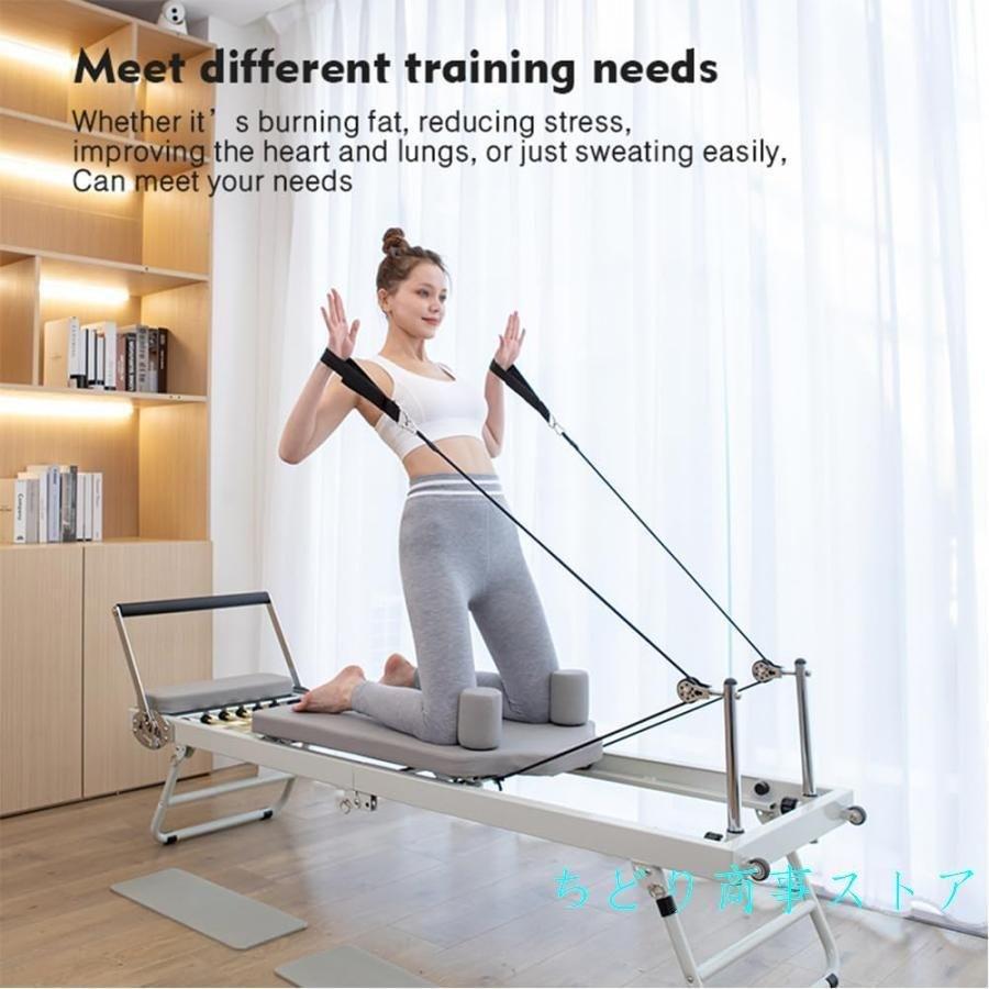 ピラティスコアベッド フィットネス機器 ピラティストレーニングベッドゾンチーステンレススチールヨガトレーニングベッド ピラティスマシン フォーマーマの画像
