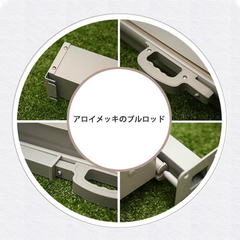 日よけシェード 自立 引き込み サイド オーニング スクリーン パーテーション 目隠し 庭 リビング バルコニー テラス ウッドデッキ 日除け 巻き取り 3m_7