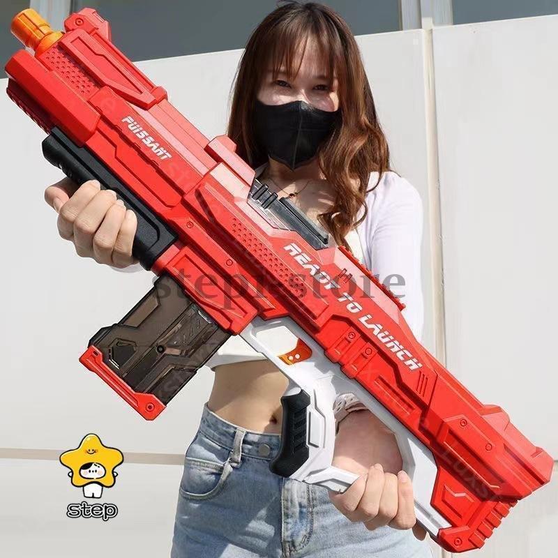 水鉄砲 電動 強力 大容量 男の子 女の子 子供 アクアシューター 水遊びゾンチー プール夏 夏祭り カッコいい 海水浴 強力飛距離 おしゃれ きれいめ カジュアル_2