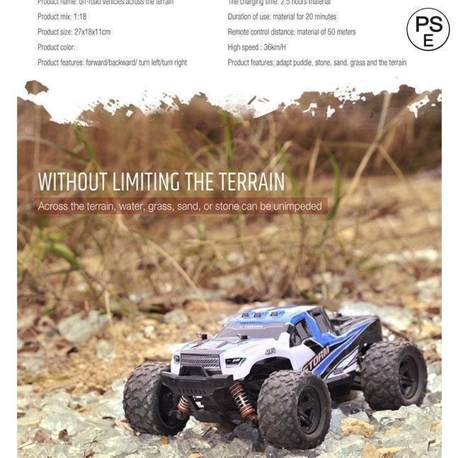 RCカー 4WD オフロード 1/18 ラジコンカー 2.4GHz 高速30km/h リモコンおもちゃ 初心者向け ギフト こどもの日 株式会社錦アウトドア 旅行_4