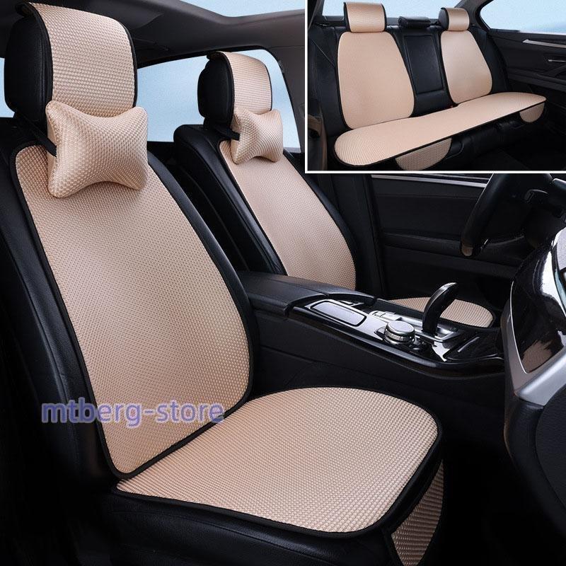 カー シートカバー 冷感 車用 軽自動車 普通車 トラック 夏用 シートゾンチー優れ通気性 ひんやり 内装 前席 運転席 助手席 後部座席 汚れ防止 汎用 省スペース_6