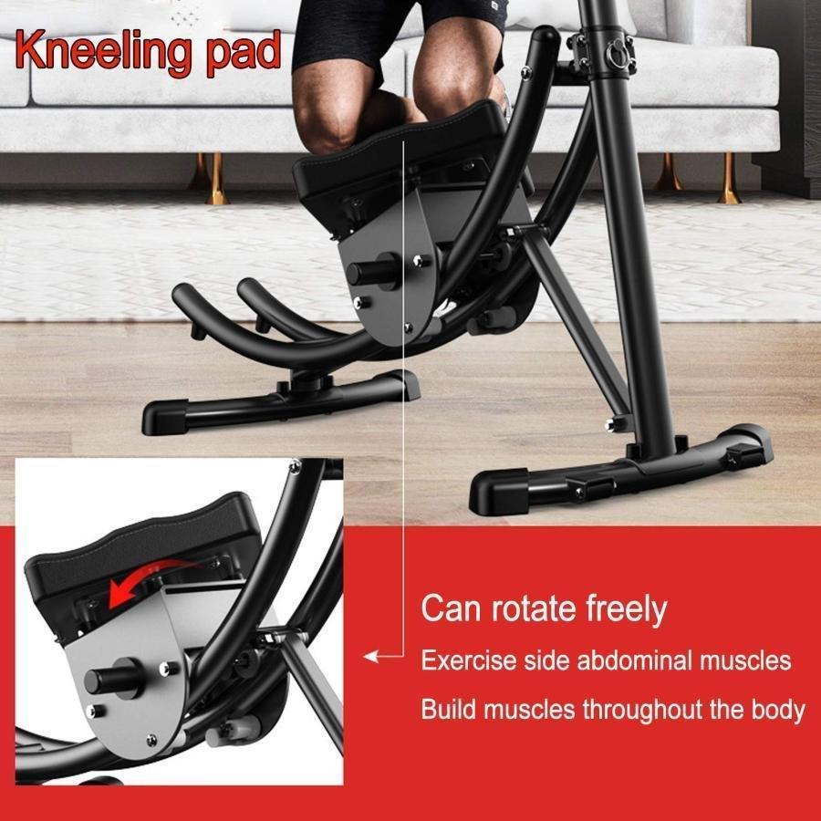 アブクラッシャー腹筋マシーン筋トレダイエット器具腹部トレーニングフィゾンチー ス腹部機械ローラーグライダーフィトネス機器ビューティーウエストマシン_3