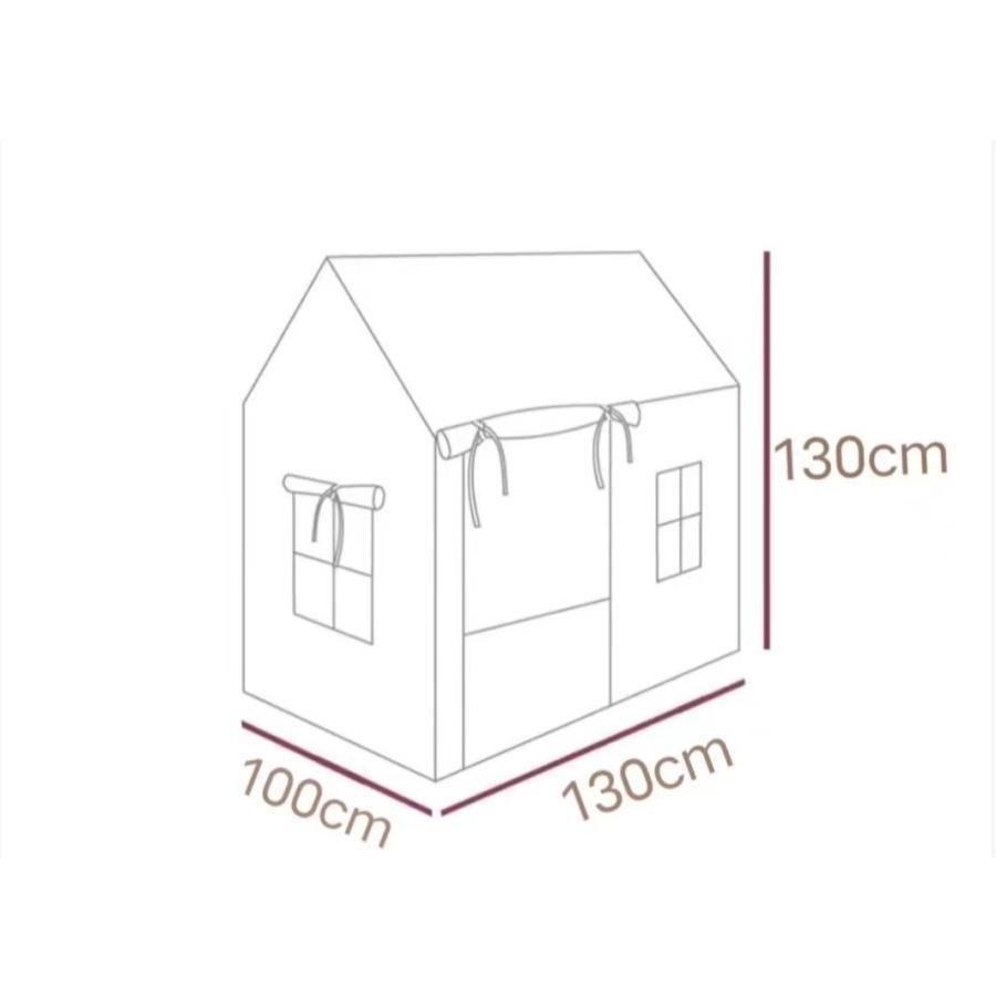 2024新発売!キッズテント 子供テント 子供部屋 シンプル おもちゃ プリンセステント ままごと テント お誕生日プレゼント クリスマス プレイハウス 室内_12