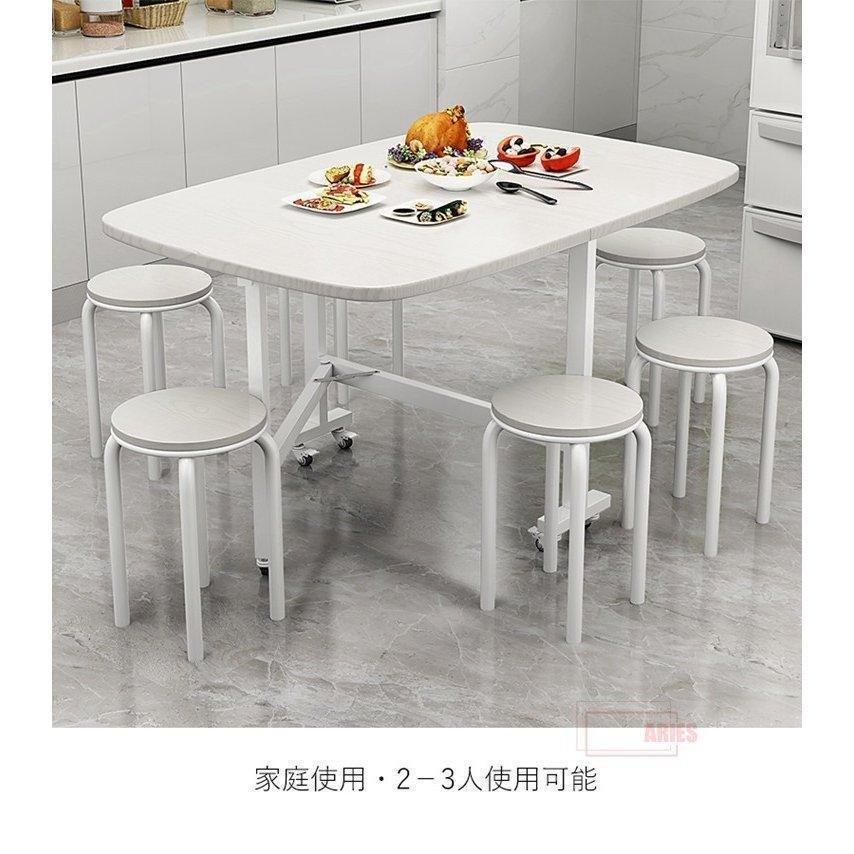 ダイニングテーブル 木製テーブル 天板折りたたみテーブル 食卓 テーブルゾンチー角型テーブル ナチュラル 折り畳み能 キャスター付き 知育玩具 指先訓練 幼_19