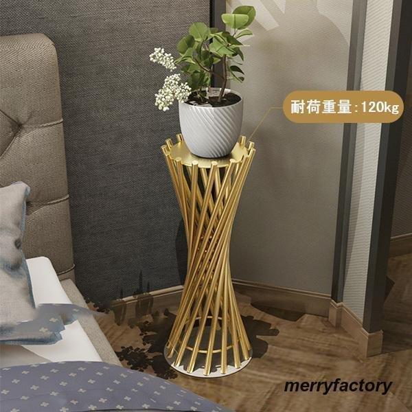 フラワースタンド 北欧 個性 おしゃれ ラック 棚 ガーデン 園芸 植物棚 花棚 室内 玄関 台 観葉植物 高さ70CM　高さ90CM ブラック ゴルード_6
