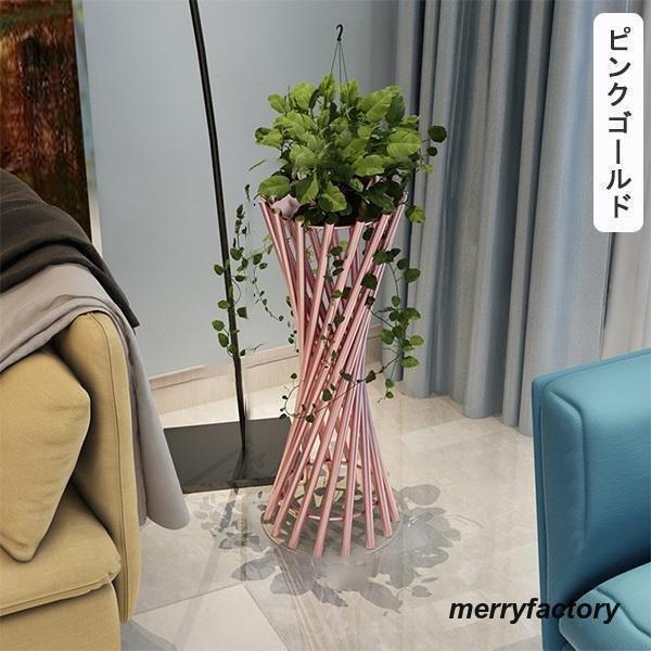 フラワースタンド 北欧 個性 おしゃれ ラック 棚 ガーデン 園芸 植物棚 花棚 室内 玄関 台 観葉植物 高さ70CM　高さ90CM ブラック ゴルード_8