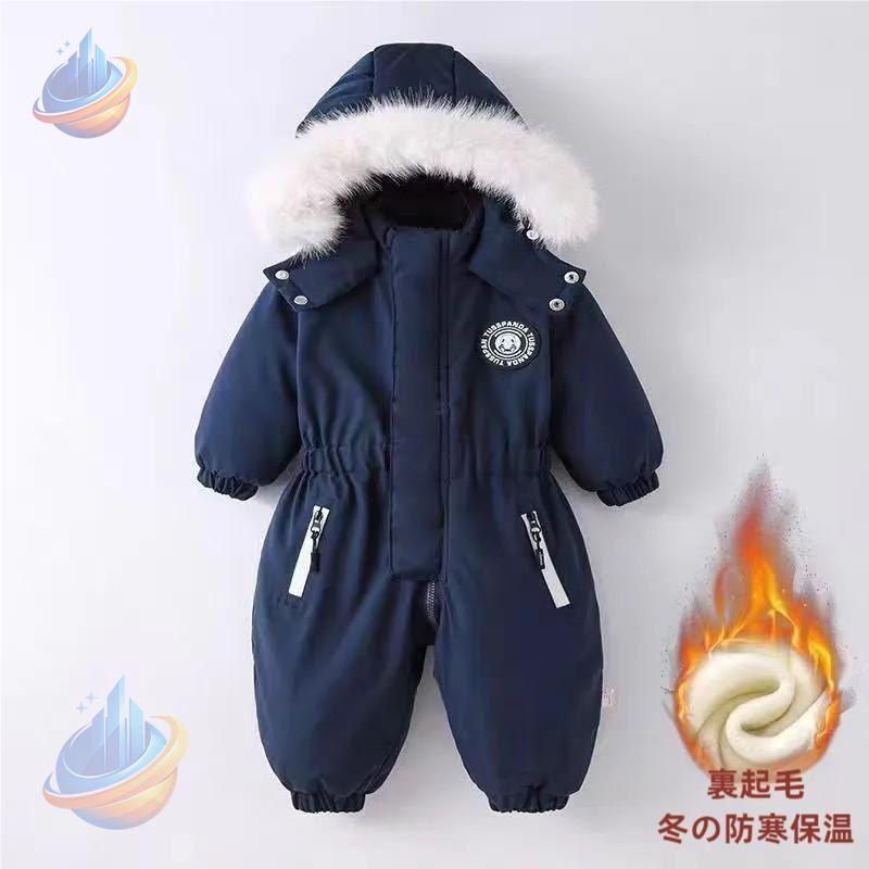 120 スノーウェア ベビー カバーオール 雪遊び キッズ スキーウェア