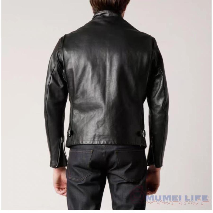 新品 ホースハイド スタンダードスタイル シングルライダース レザー