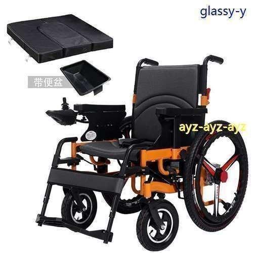 本日価格！！ 車椅子 電動車椅子 折りたたみ 背折れ 自走式 車いす 軽量 収納簡単 コンパクト 傾斜路面にも安定 電動 手動 充電 電動ユニット 電動アシスト 【YWU2314207979】(82264円)
