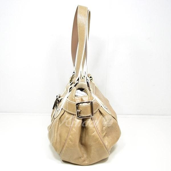 LONGCHAMP（ロンシャン） レザーハンドバッグ ベージュ サイズ