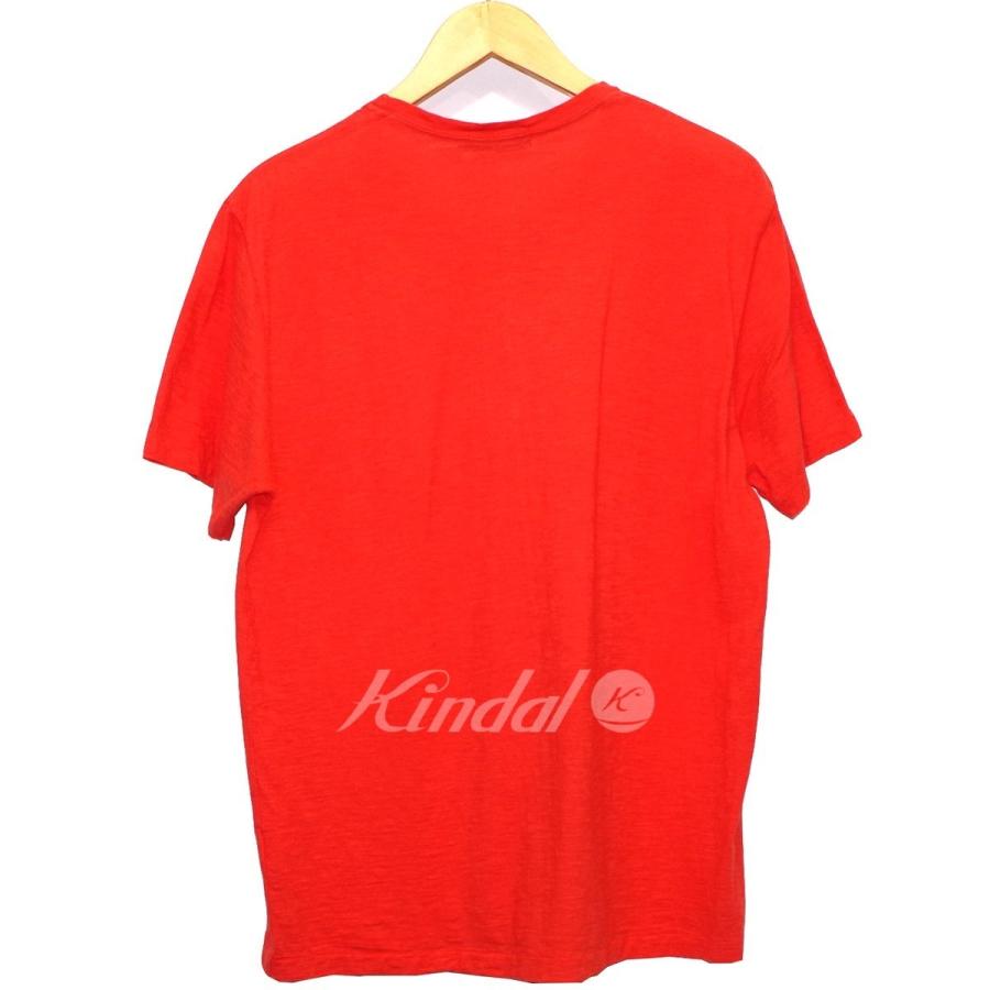 ASSEMBLE assemble a．k．a affa 胸ポケットプリントTシャツ オレンジ 