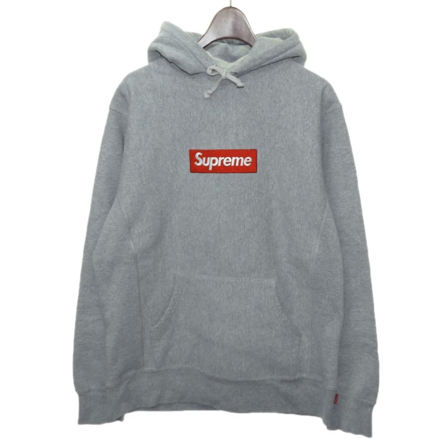 Supreme Box Logo Hooded Sweatshirt ボックスロゴパーカー グレー サイズ M 渋谷店 0421 ブランド古着カインドオル 通販 Yahoo ショッピング