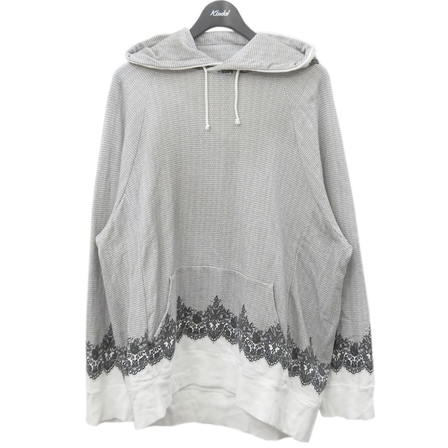 国産品 アンダーカバー Ladys Pk 渋谷神南店 サイズ 2 グレー レーストリムプルオーバーパーカー aw Undercover トップス Rankinengineering Com