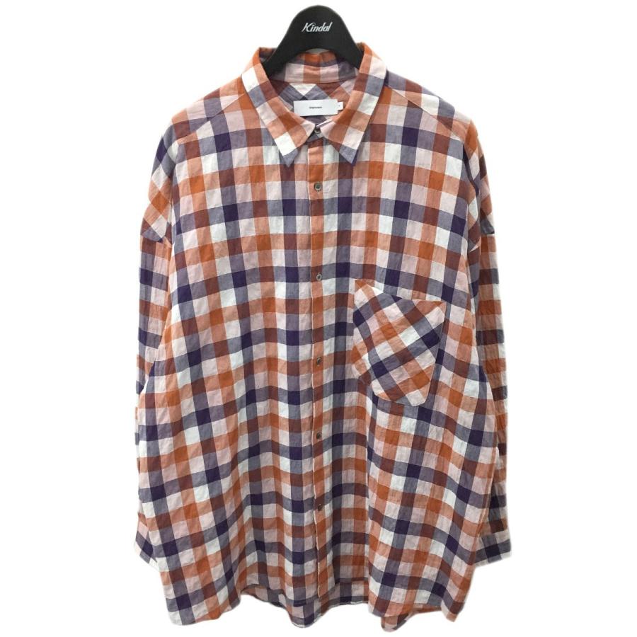 値下げ】Graphpaper 2019SS 「Check Oversized Shirt」 オーバーサイズ 