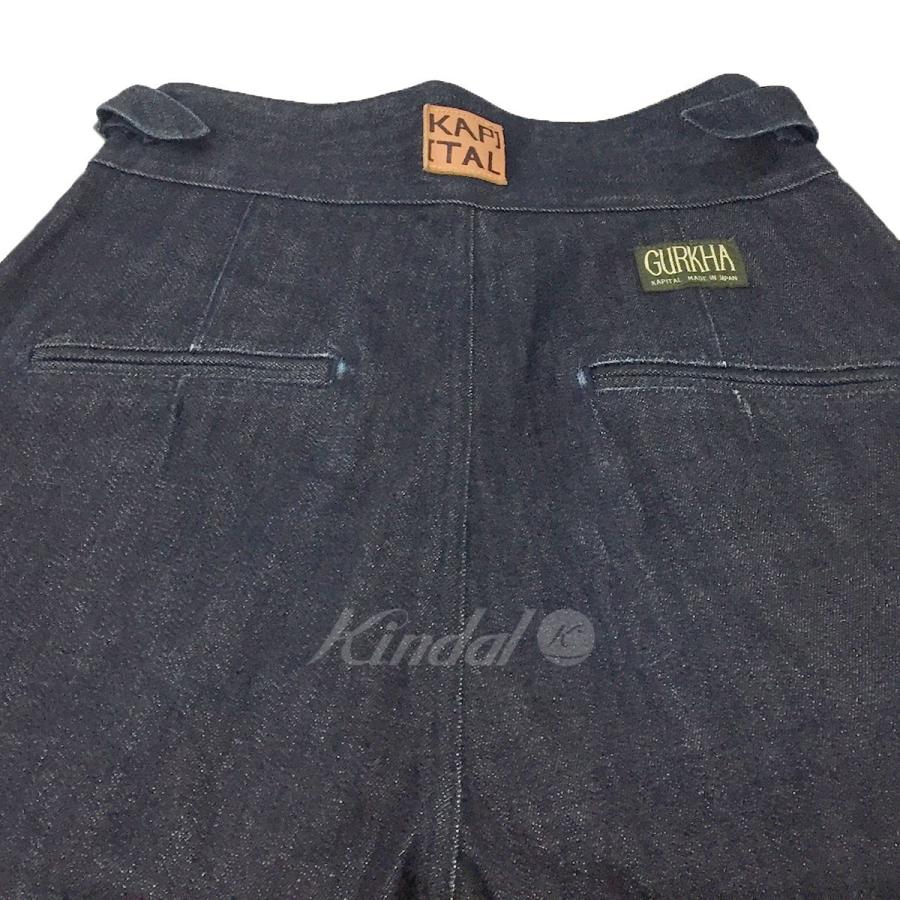 KAPITAL 【値下げ】KAPITAL グルカワイドデニムパンツ インディゴ 