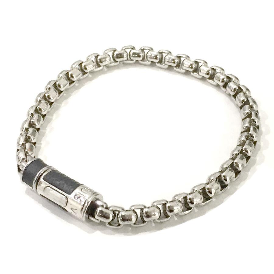 通販 人気 ブレスレット チェーン Vuitton Louis Mens Br ルイヴィトン モノグラム エクリプス 渋谷店 シルバー メンズアクセサリー
